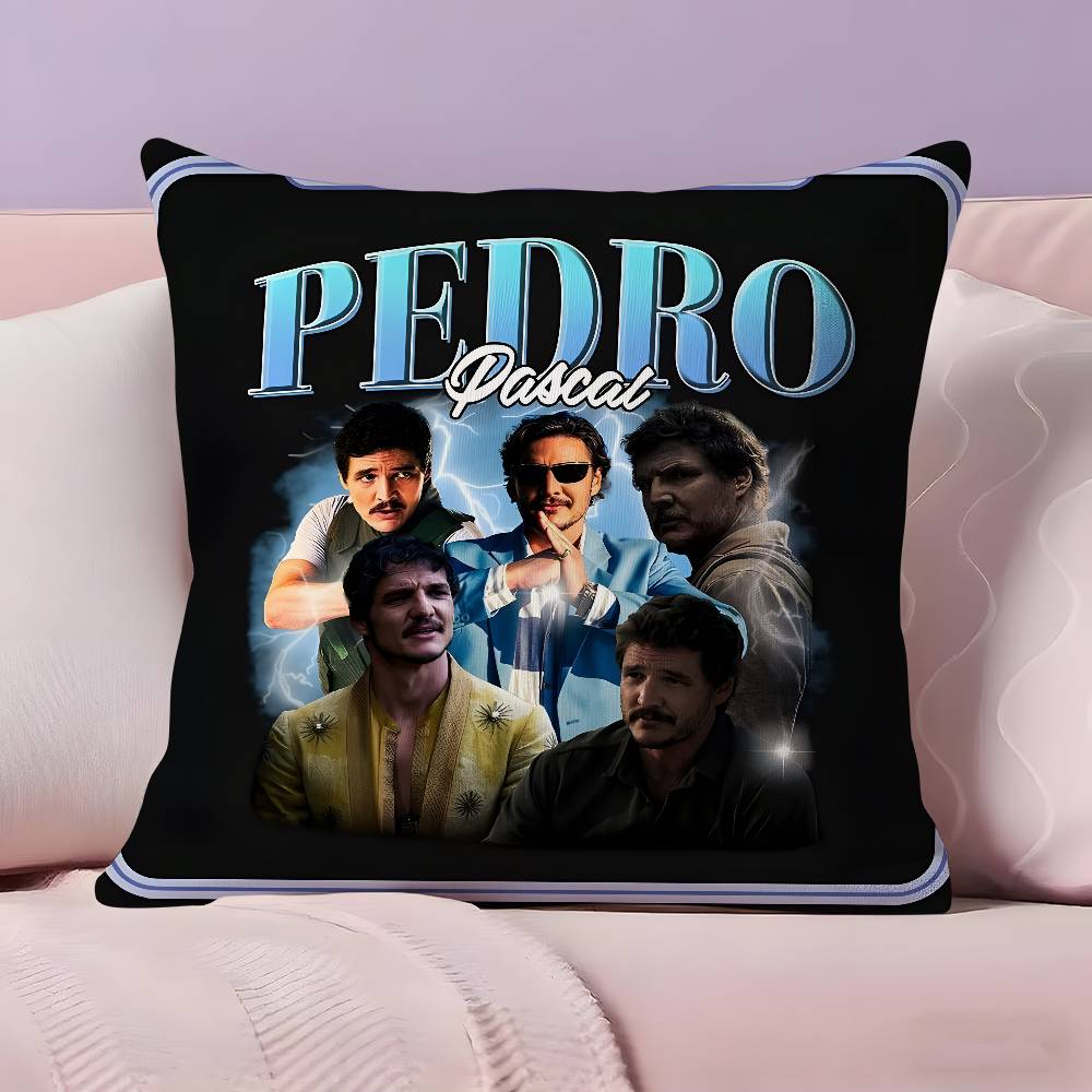 Hot Actor P-Pedro Pascal Pillow Case Ultra Soft Skin Friendly Fabric Cloud Like Comfort & Concealed Zipper