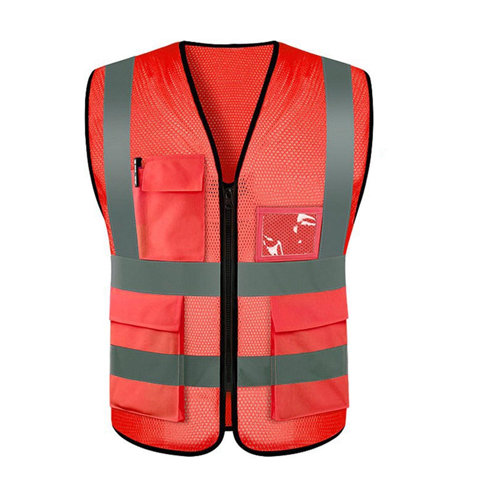 Одежда для дорожного движения Светоотражающая одежда Яркая флуоресцентная рабочая одежда — фото 7