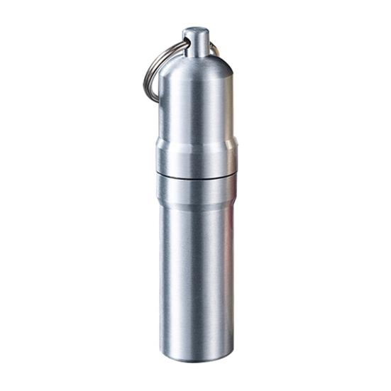 Metal Herb Roll Storage Box with Keychain Portable Travel Mini Herb Roll Case Ashtray Multi-function Pill Organizer Container