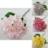Realistic 72 Petal Soft Touch Artificial Hydrangea Flowers For Wedding Home Decor