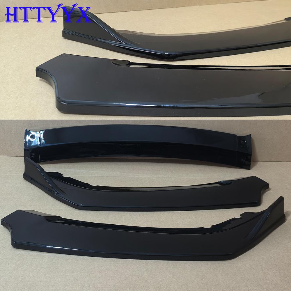 HTTYYX Auto Frontstoßstange Splitter Lippe Diffusor Karosseriekit Spoiler Schutz für Civic Hatchback/Limousine/Coupé/Type R FK7 FK8 Si 2016-2021