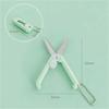 Creative Mini Portable Folding Scissors Morandi Simple Paper-Cutting Art Tool Stationary Scissors Office School Supplies