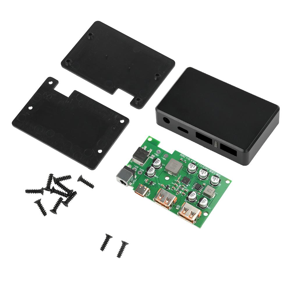 

Solar Panel Regulator DIY Regulator Charger Solar Controller Dual USB+Type C+DC Support QC3.0 PD2.0 чорний