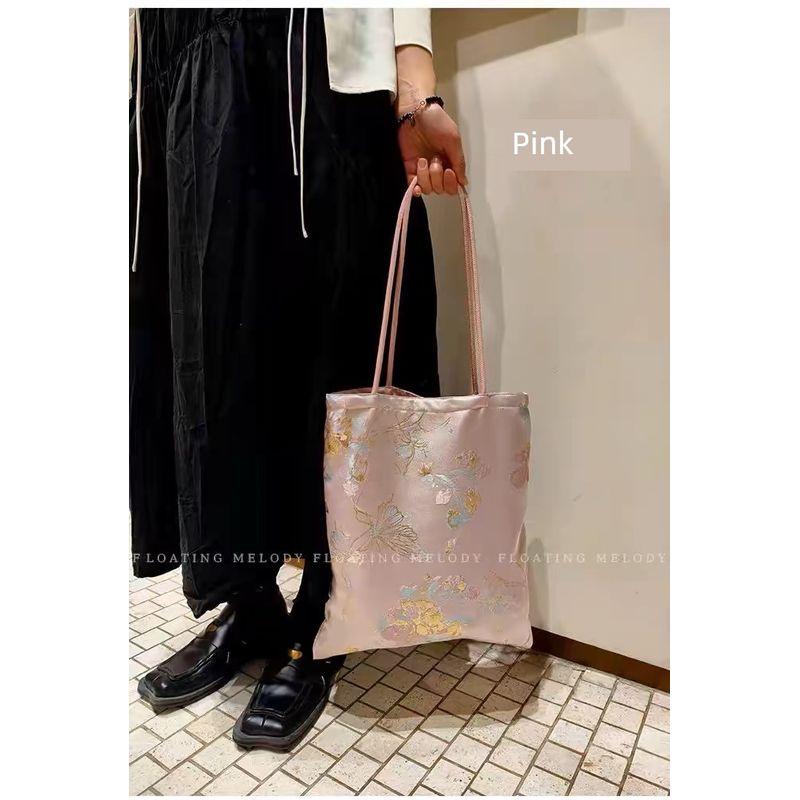 

Floang Love Pink Blue Gentle Jacquard Shoulder Bag Pink
