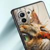 Cute Cat Phone Case Cover for Xiaomi Mi 17 15 14 13 12 11 Ultra 15T 14T 13T 12T 11T Pro Lite 5G Soft TPU Shell Fundas Capas Bags