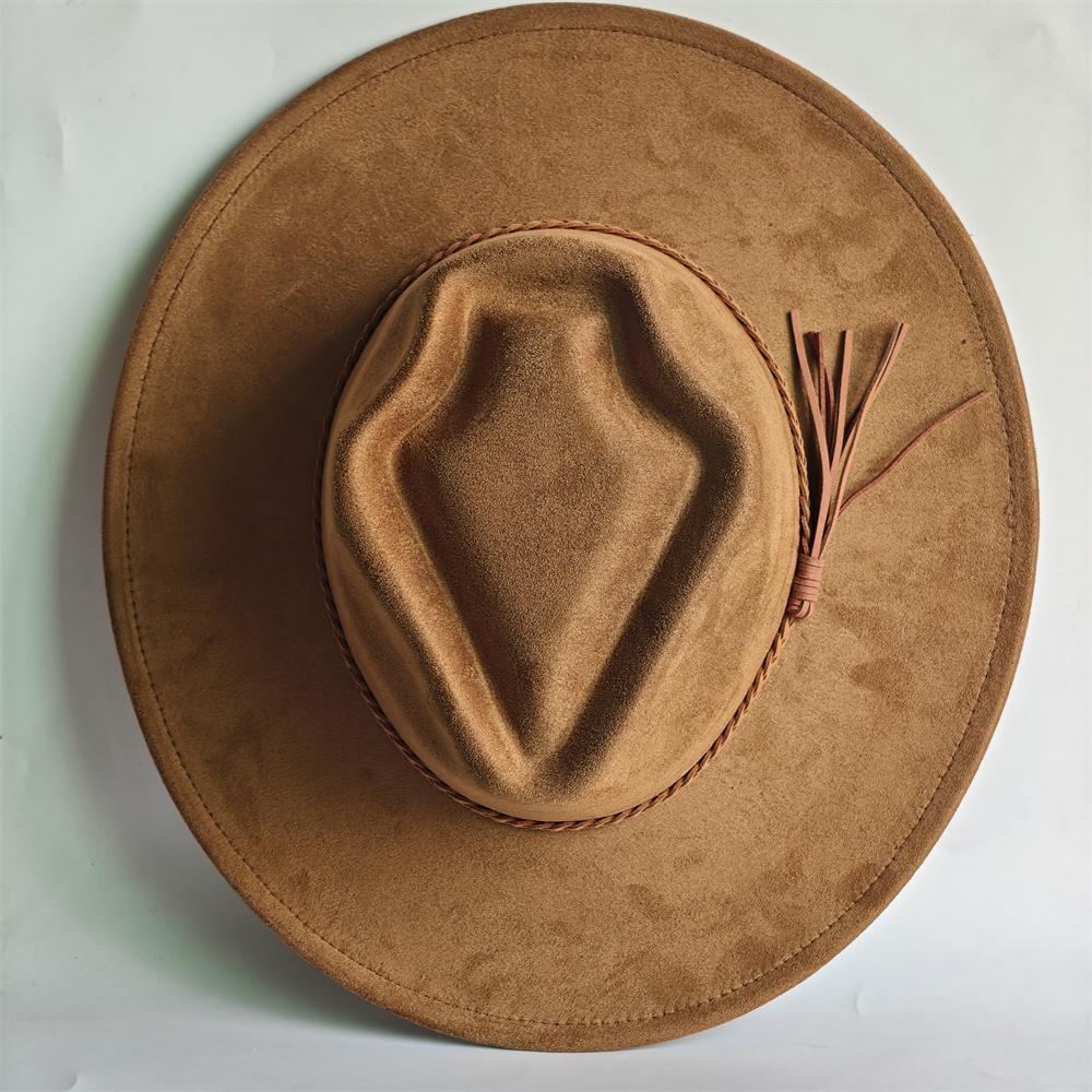 Red Arrow Top Vegan Suede Fedora Hat For Women Men Suitable For Pyrography Painting Gifts Party Etc  Sombrero Hombre