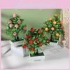Faux Fruit Tree Decorative Display For Living Room Photography Props Rich Foliage Collection