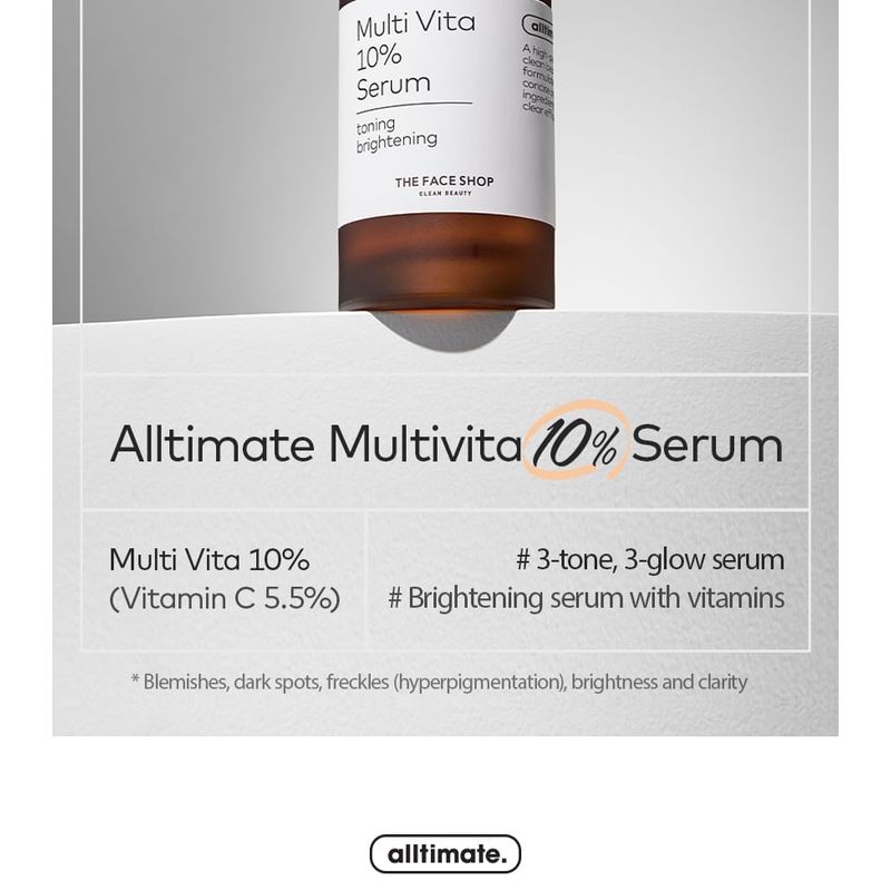 The Face Shop Alltimate Multi Vita 10% Serum