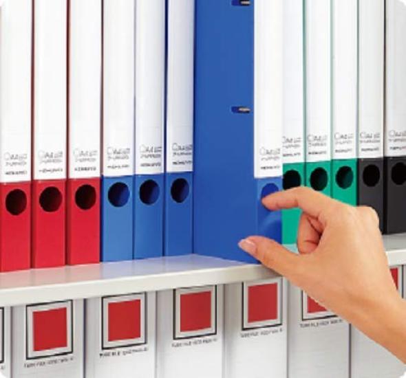 KOKUYO Slim Ring Holds 180 A4 Light URFC420LB File, 2-Ring Hole, Sheets, Blue,