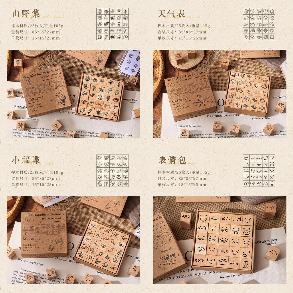 Wooden Childrens Weather Seal Set For Kids Craft And School Projects