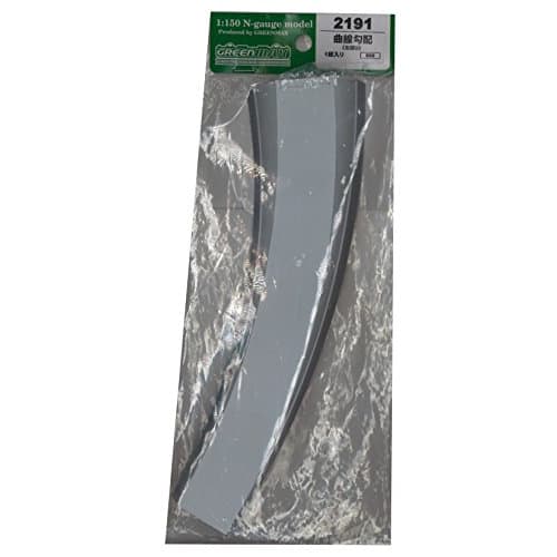 N-Spur 2191 Kurve mit Steigung (Gegen den Uhrzeigersinn) (Unbemalter Bausatz)