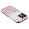 KADEM For iPhone 16 Pro Max Case TPU Gradient Flowers Phone Cover Ring Kickstand