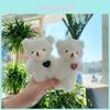 Love Bear Dog Plush Pendant Toy Key Chain For Adorable Decorations Soft And Durable 11cm Birthday Gift