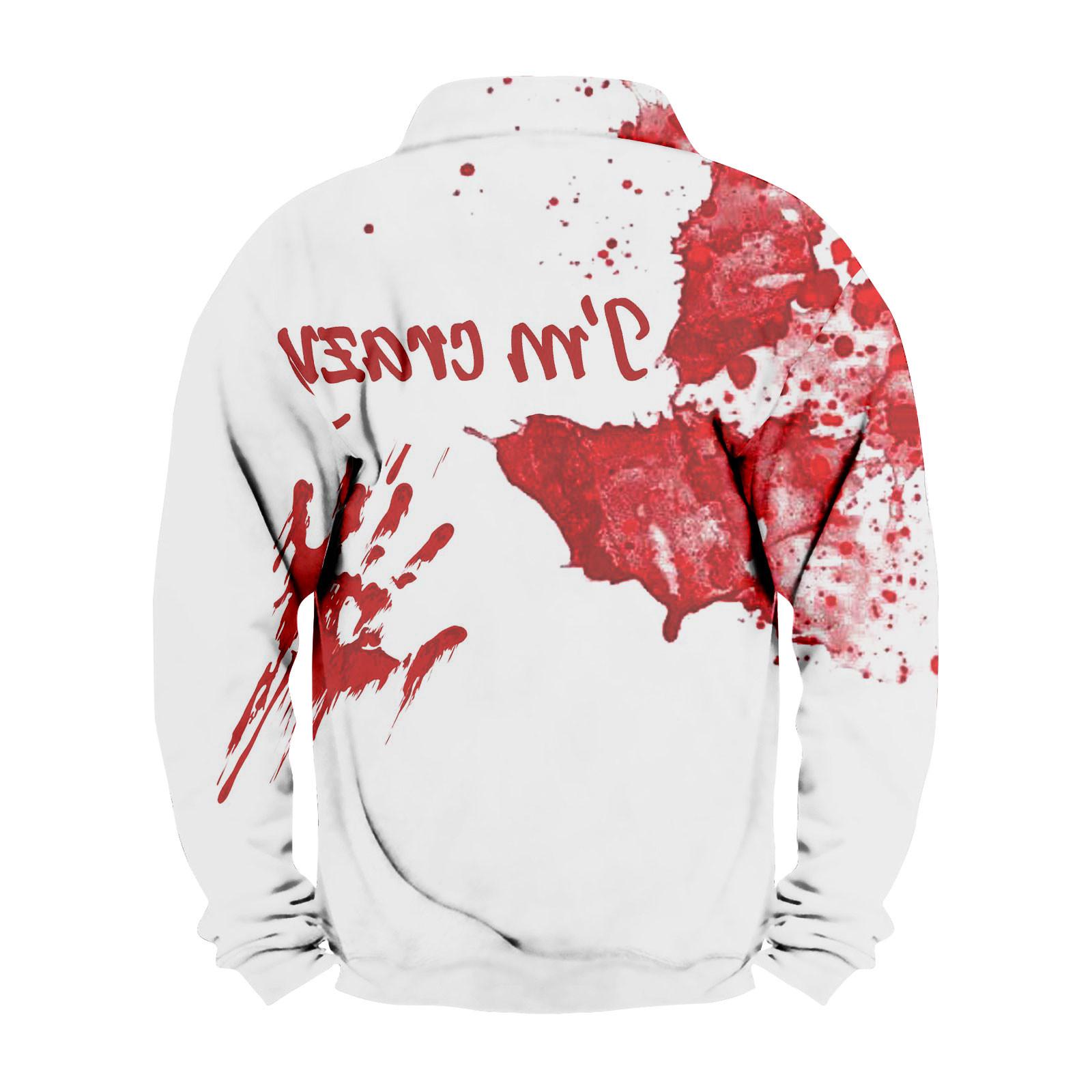 Мужская толстовка с воротником-стойкой на открытом воздухе — фото 4