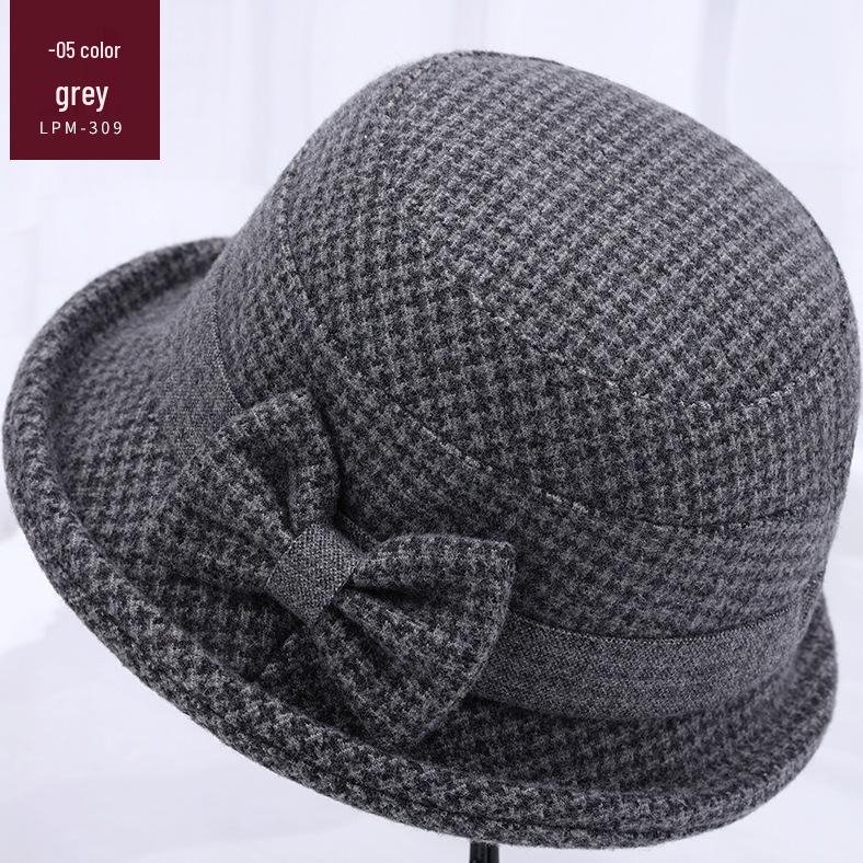 

Осенне-зимняя женская шляпа-рыбачка для всех возрастов - Теплая федора в стиле шляпы-котелка Adjustable