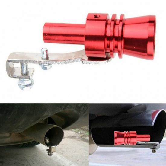 Red Turbo Exhaust Fake Blow Sound Off Valve BOV Simulator Whistler XL-SIZE US