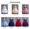 Cross-Border Girls' One-Shoulder Formal Dress - Princess Wedding Flower Girl Gown for Birthdays & Performances