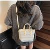Popular small bag women's summer new crossbody knitted woven bag portable bucket bag