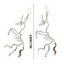 1 Pair Earrings Vintage Dance Ear Hooks Anniversary Holiday Jewelry Female Teens Birthday Personalized Gift Costume Accessories