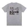 BLACK FLAG Rock Band Summer White T-shirt Cotton Men T Shirt New TEE TSHIRT Womens Tops