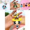 Lovely Powerpuff Girls Cartoon Keychain Bag Pendant For Kids