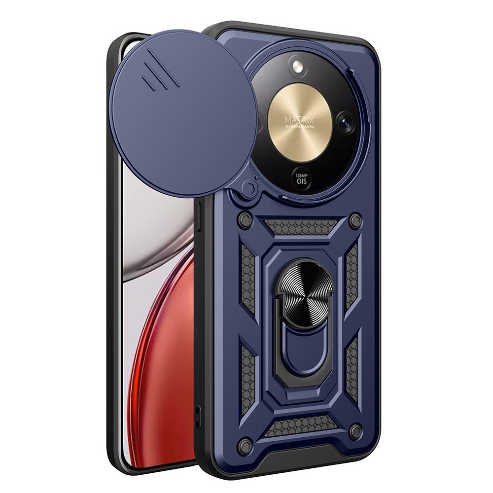 Armor Holder Funda for Honor X9D 5G Case for Honor X70 5G Cover Slide Camera Protection Ring Stand Shockproof Back Capa Funda