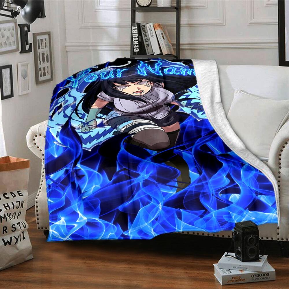 Naruto Character Customize Your Name Blanket Cozy Personalized Blanket Warmthful Decor Suitable for Bed Bedding Chair Office Ideal for All Seasons