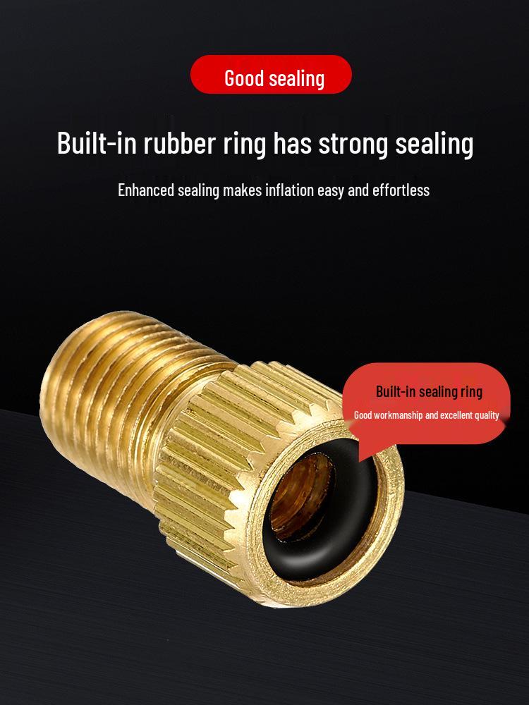 Aluminiowy stop Kapsel przeciwpyłowy na wentyl rowerowy i adapter konwertujący Presta na Schrader