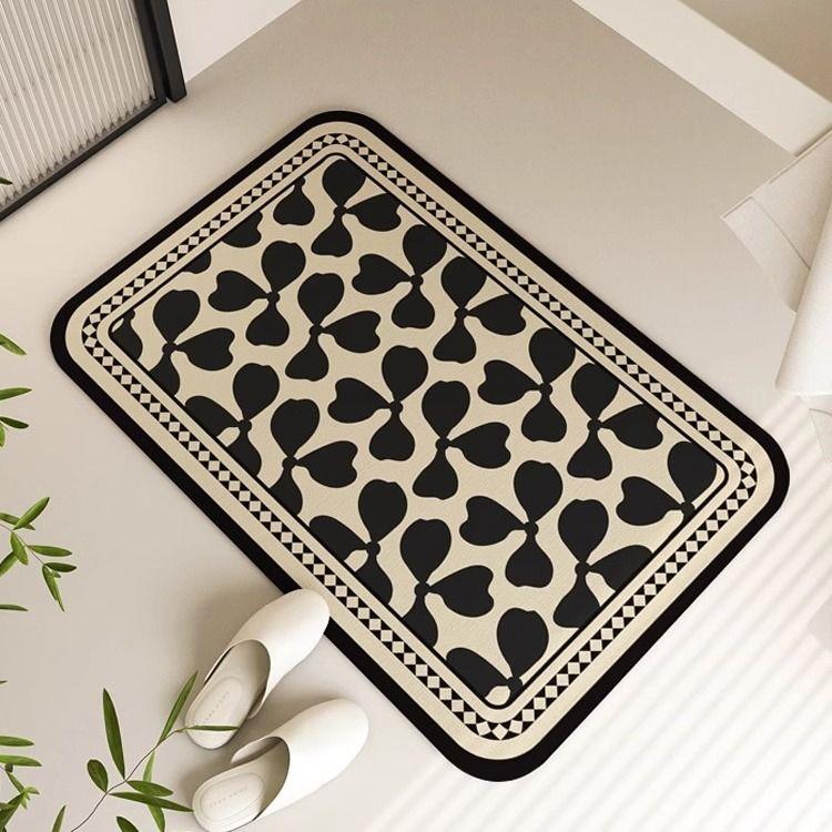 Diatom Mud Floor Mat, Bathroom and Toilet Absorbent Floor Mat, Anti Slip Sink, Toilet Soft Cushion, Carpet