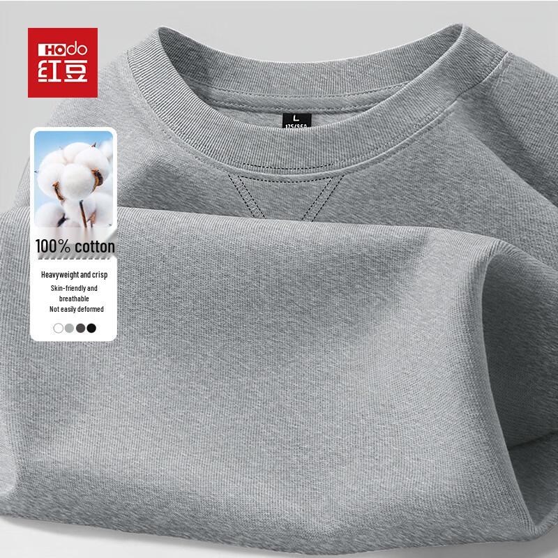 Hodo Men s Pure Cotton Loose Fit Long Sleeve T-Shirt 2XL