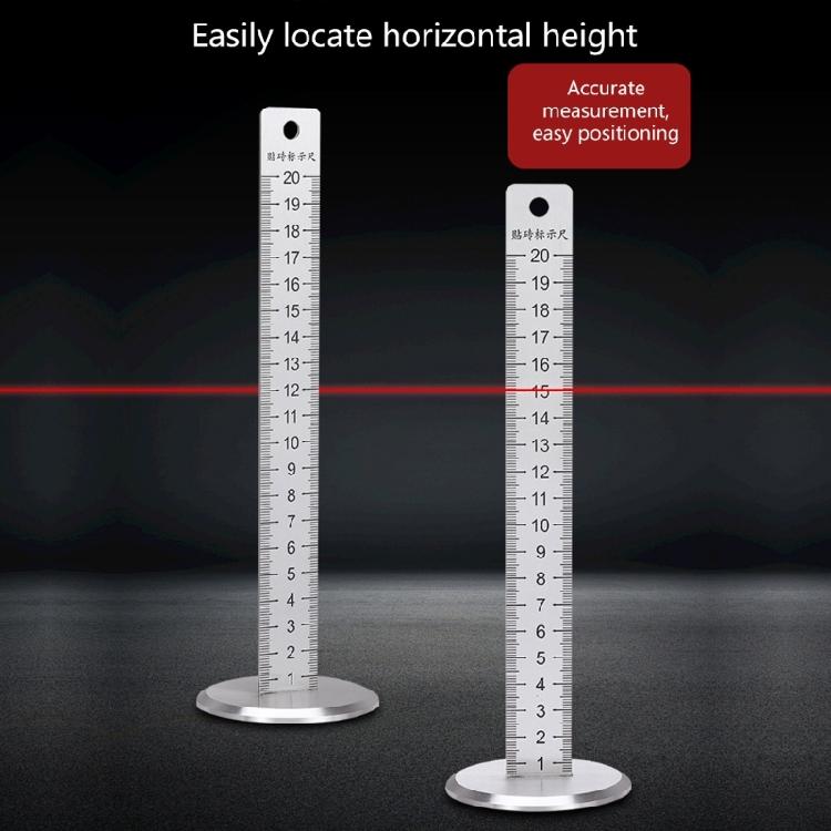 Livellamento Oggetto Posizionamento Righello Metallo Piastrella Ceramica Strumento Altezza Uguale Righello
