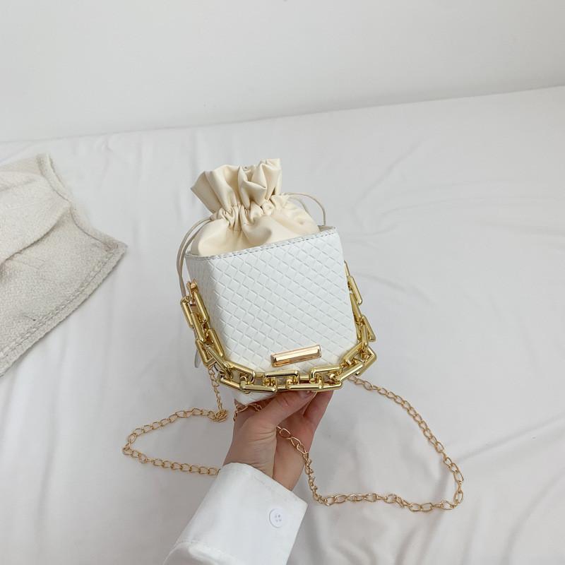 Stylish Urban Chic Mini Pu Bucket Bag For Women With Chain Strap Spring 2023