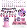 New Kuromi Party Supplies Set With Decorative Balloons And Tableware