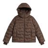 Womens Lightweight Hooded Down Jacket 2026 Winter Short Puffer Coat With Ribbed Cuffs Zipper