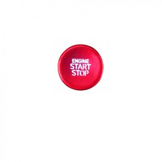 Red Interior Start Stop button Trim Cover  For Hyundai Santa Cruz 2022-2023