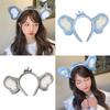 Plush Hair Hoop Fluffy Koala Ears Theme Party Performance Headdress Washing Face Headband Cosplay Hair Accessories