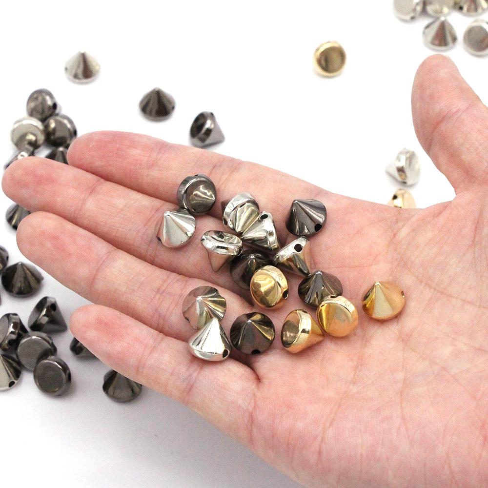 150 buc. Nituri punk cu glonțuri, conuri, mărgele, artizanat, bricolaj, punk, crampoane, accesorii pentru îmbrăcăminte, pantofi, geantă de mână