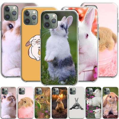 Cute Baby Rabbit Bunny Silicone Case for Apple iPhone 12 Mini 11 Pro SE XS X XR Max 8 7 6S 6 Plus 5S