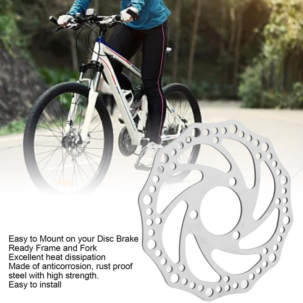 140mm Bike Disc Brake Rotor 3 Holes Fit For Road Bike Mountain Bike BMX MTB Steel Bicycle Disc Brake Rotor