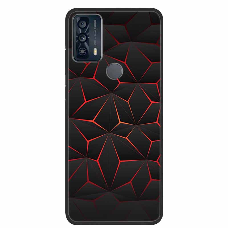 For TCL 20Y 20E Case Luxury Soft Silicone TPU Back Cover For TCL 20Y 20B Phone Cases TCL20Y 20 Y TCL20E Cute 6125F Funda Cartoon