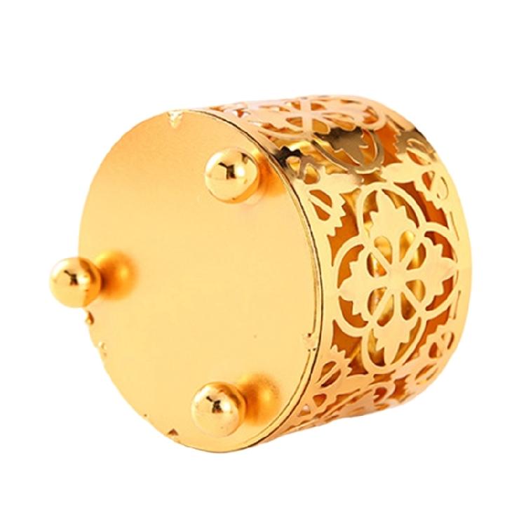 Decorative Arabic Incenses Burners Vintages Metal Bowl with Lid for Calming Atmospheres in Spa, Office, or Home