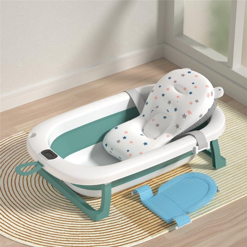 Adjustable Baby Bath Tub with Temperature Sensor