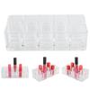 10 Grid Transparent Lipstick Holder Organizer Acrylic Cosmetics Display Rack Stand