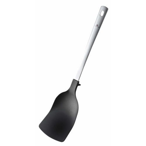 Oaks Uchicook Spatula and Turner In One, Scooping Turner, Black, Made In Japan, UCS12BK