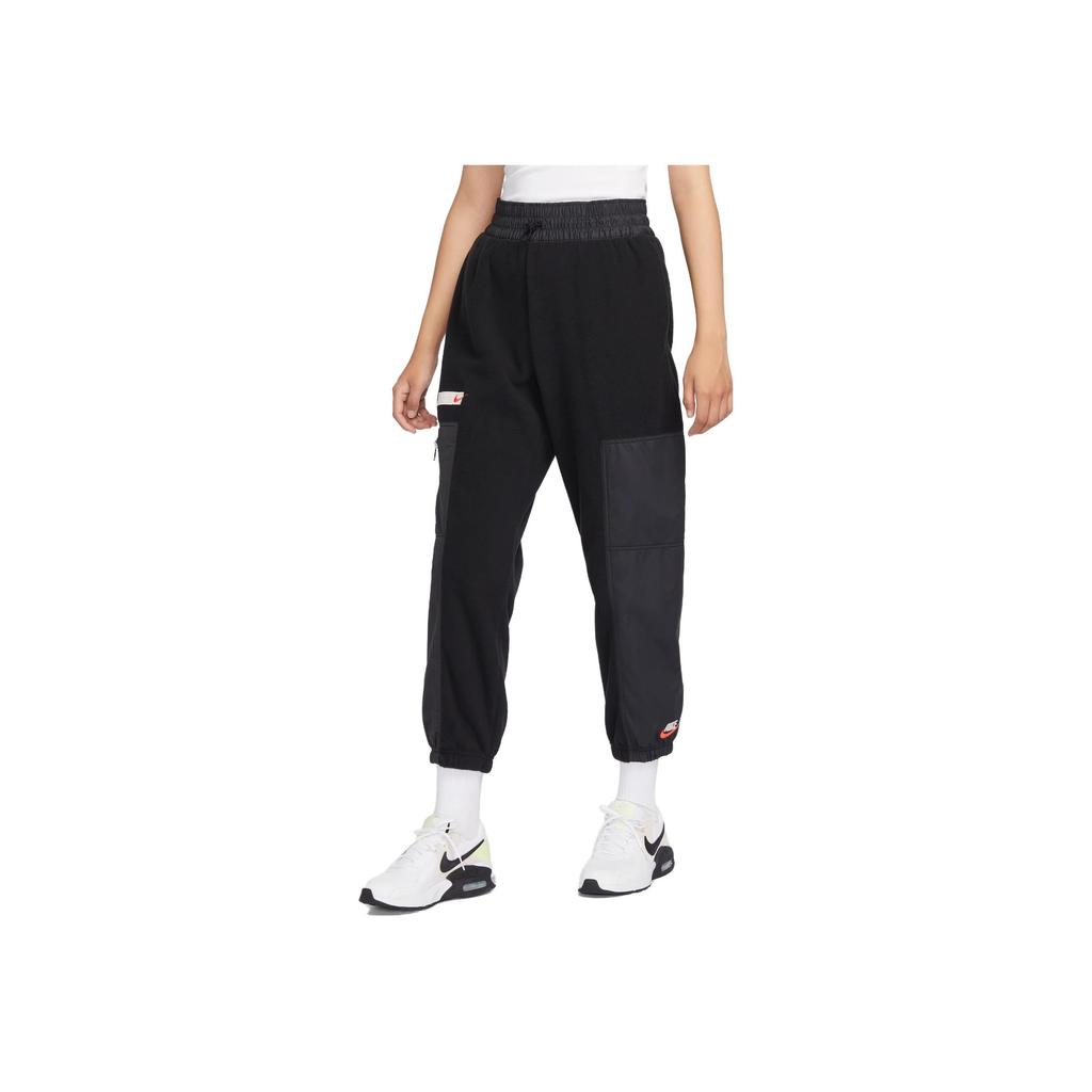 Nike City Utility High-Waisted Joggers In Solid Color With Cuffed Hem Women Bottoms Black FB8682-010