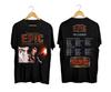 Elvis Presley 2026 Concert Tour Vintage Rock TShirt Tour Schedule DoubleSided Printed Breathable and Comfortable TShirt