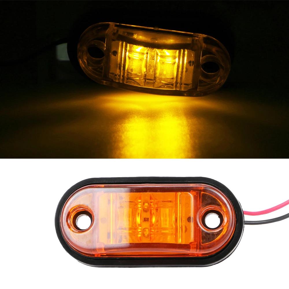 1 Pc/Pair 24v 12v Durable LED Side Marker Lights For Trucks Side Clearance Marker Light Clearance Lamp