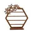 1PC Earring Stand Holder Easy to Assemble Hollowed Out Flower Suitable for Earrings Jewelry Storage Stand Ear Clips
