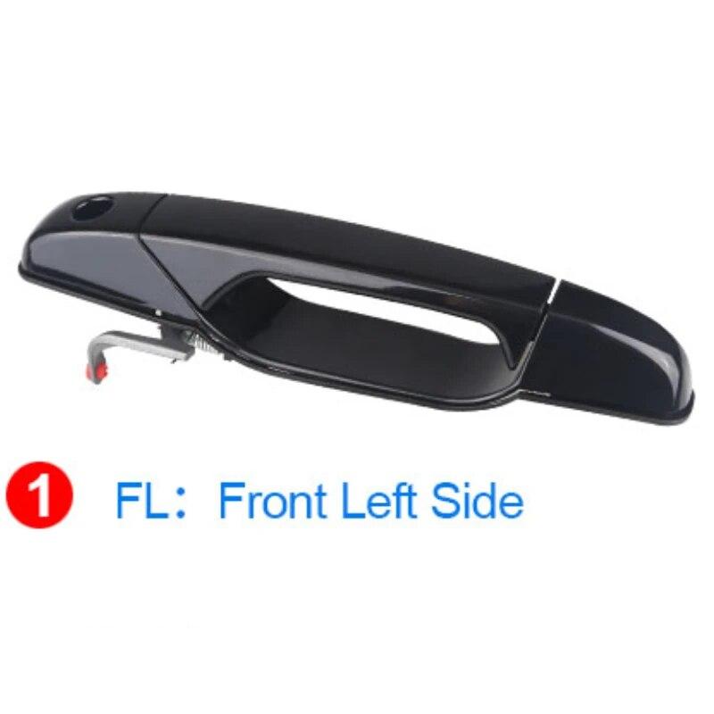 

Передня Задня Ліва Права Зовнішня Зовнішня Дверна Ручка Для Chevy Silverado Tahoe Suburban Sierra Yukon Cadillac Escalade Front Left 1pcs