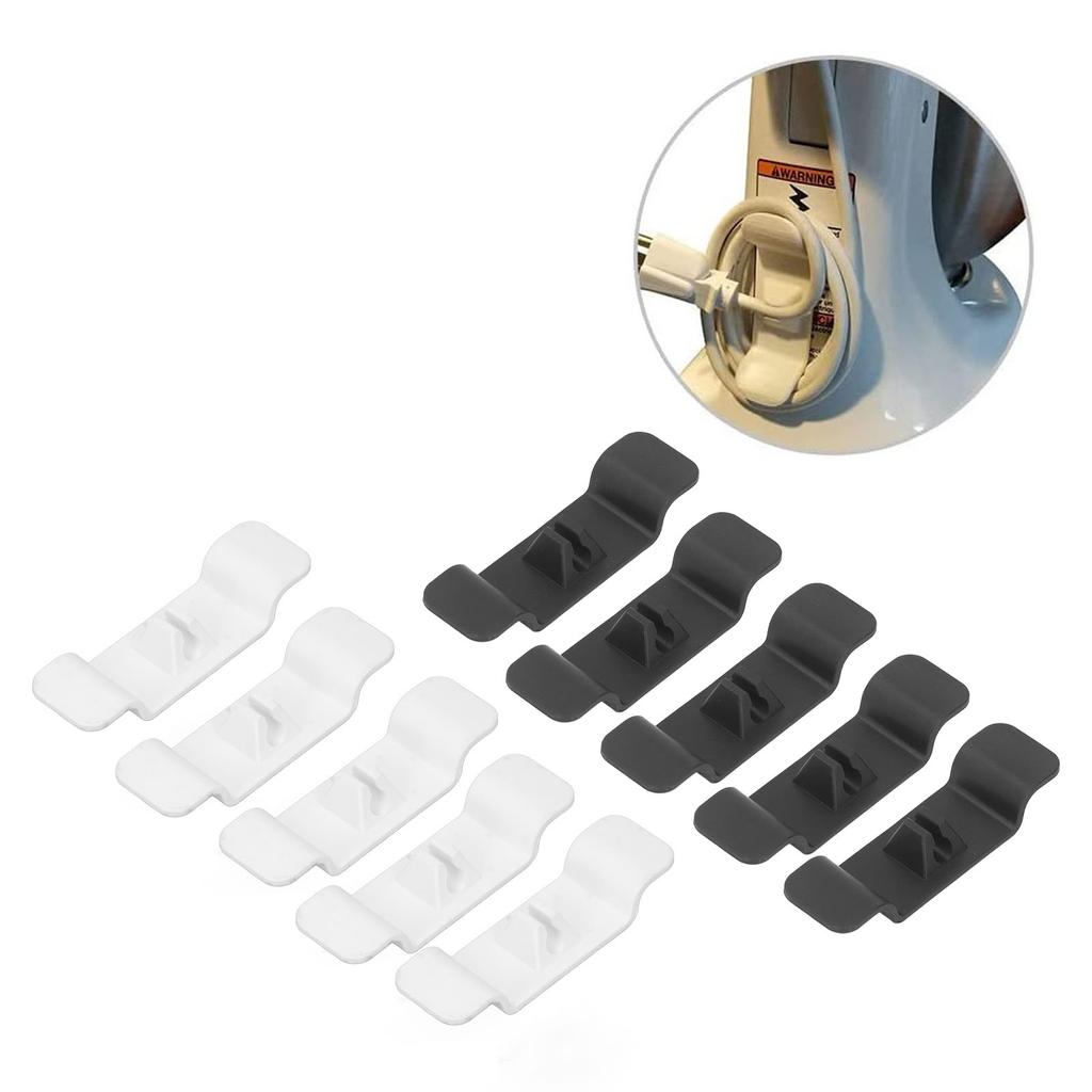 10Pcs Cord Organizer  Rubber Easy Installation Wide Application Cord Holder for Kitchen Machi